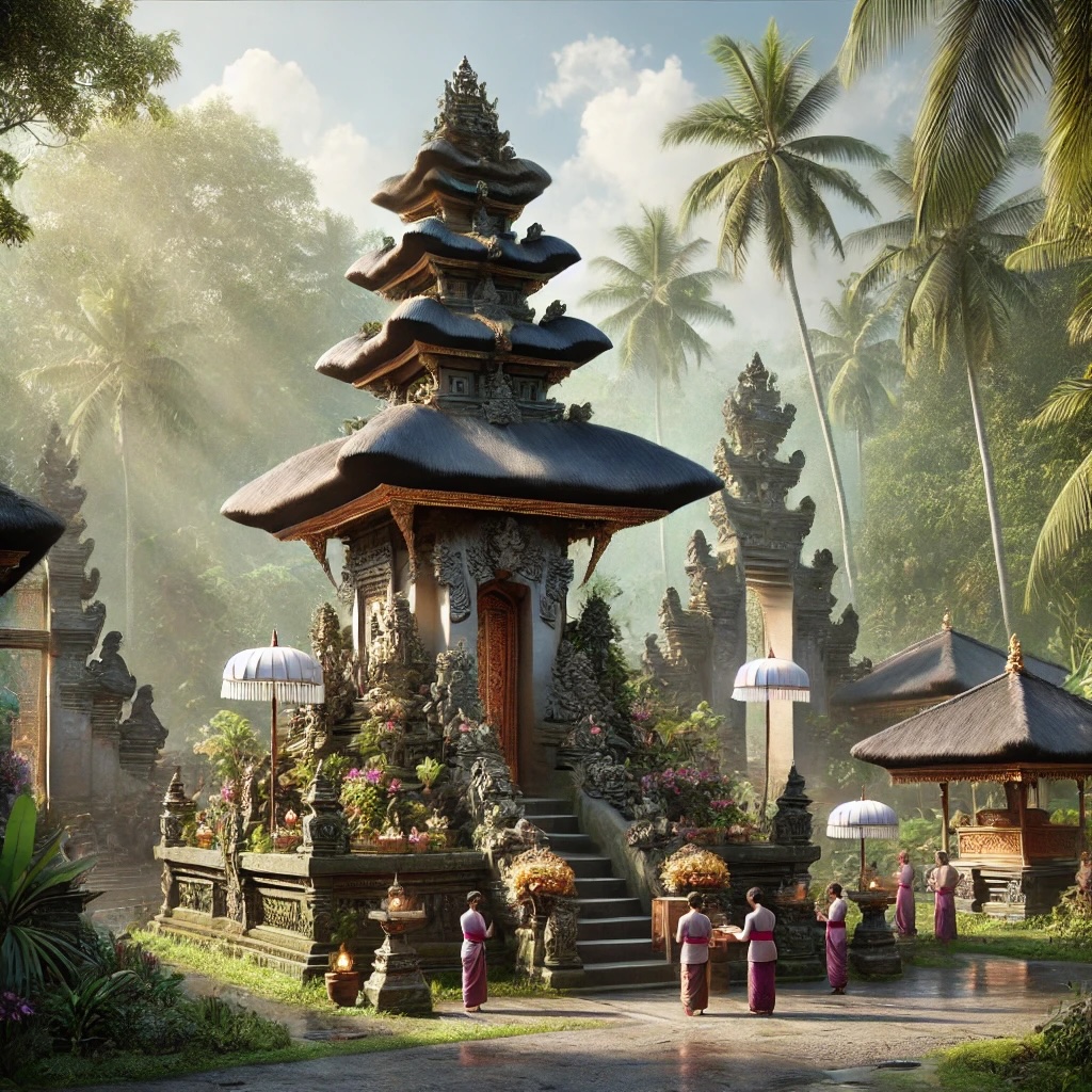 Balinese House and Hindu Temples